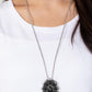 Paparazzi Accessories: Mojave Medallion - Black Necklace