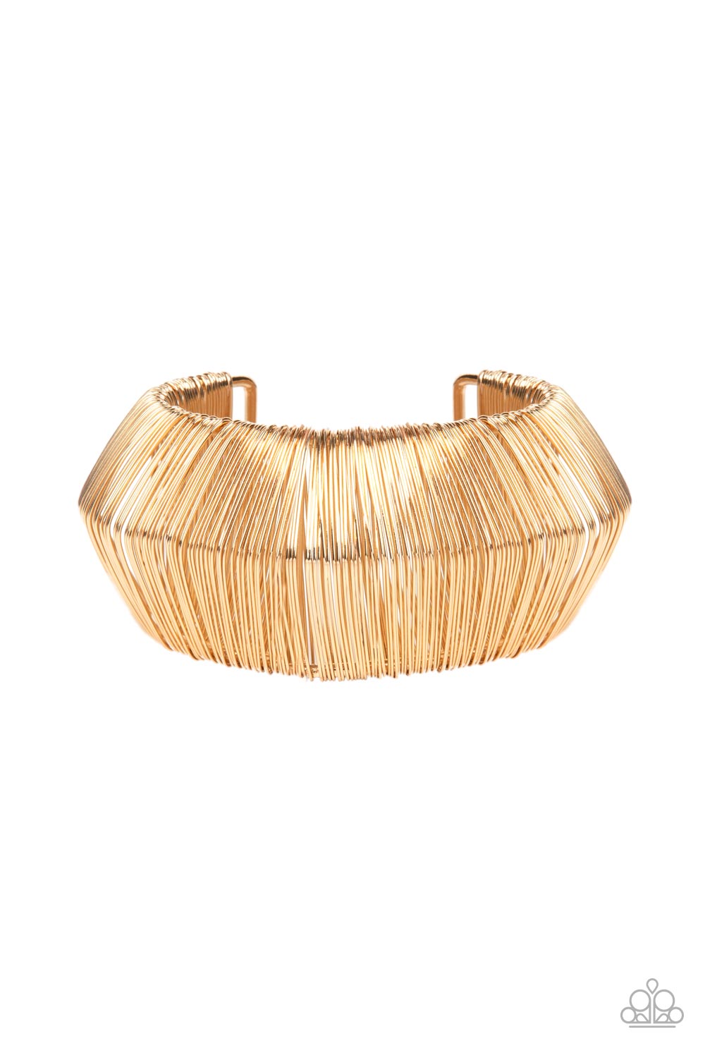 Paparazzi Accessories: Wild About Wire-Gold Bracelet