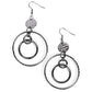 Paparazzi Accessories: Mechanical Mecca - Black Gunmetal Earrings