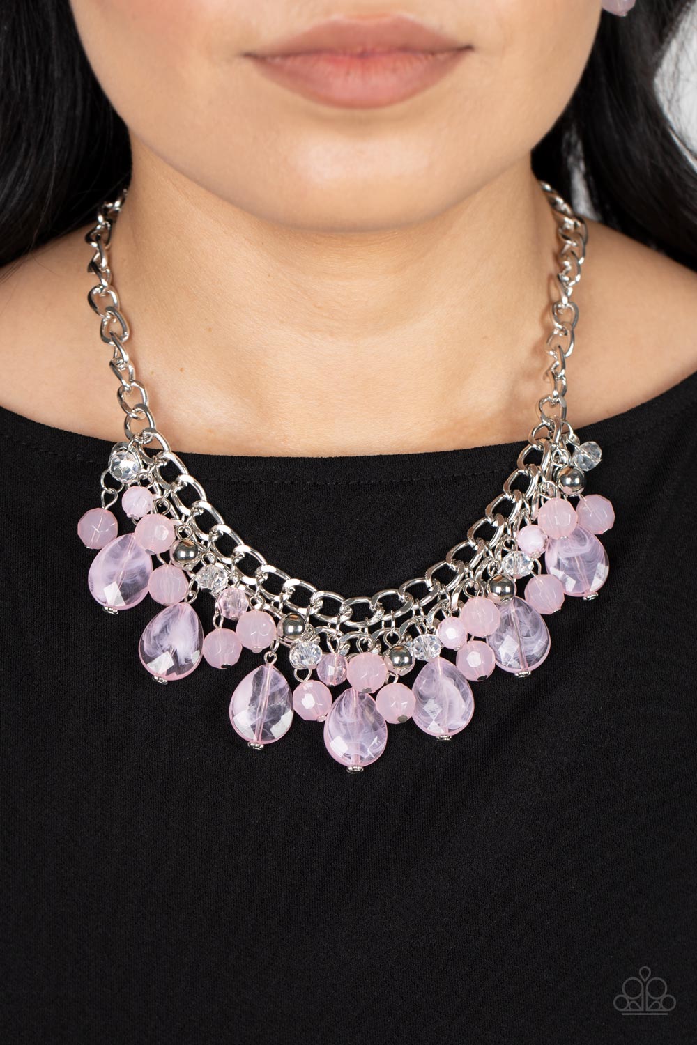 Paparazzi Accessories: Beachside Dance - Pink Necklace