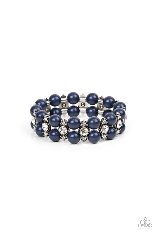 Paparazzi Accessories: Starlight Reflection - Blue Bracelet