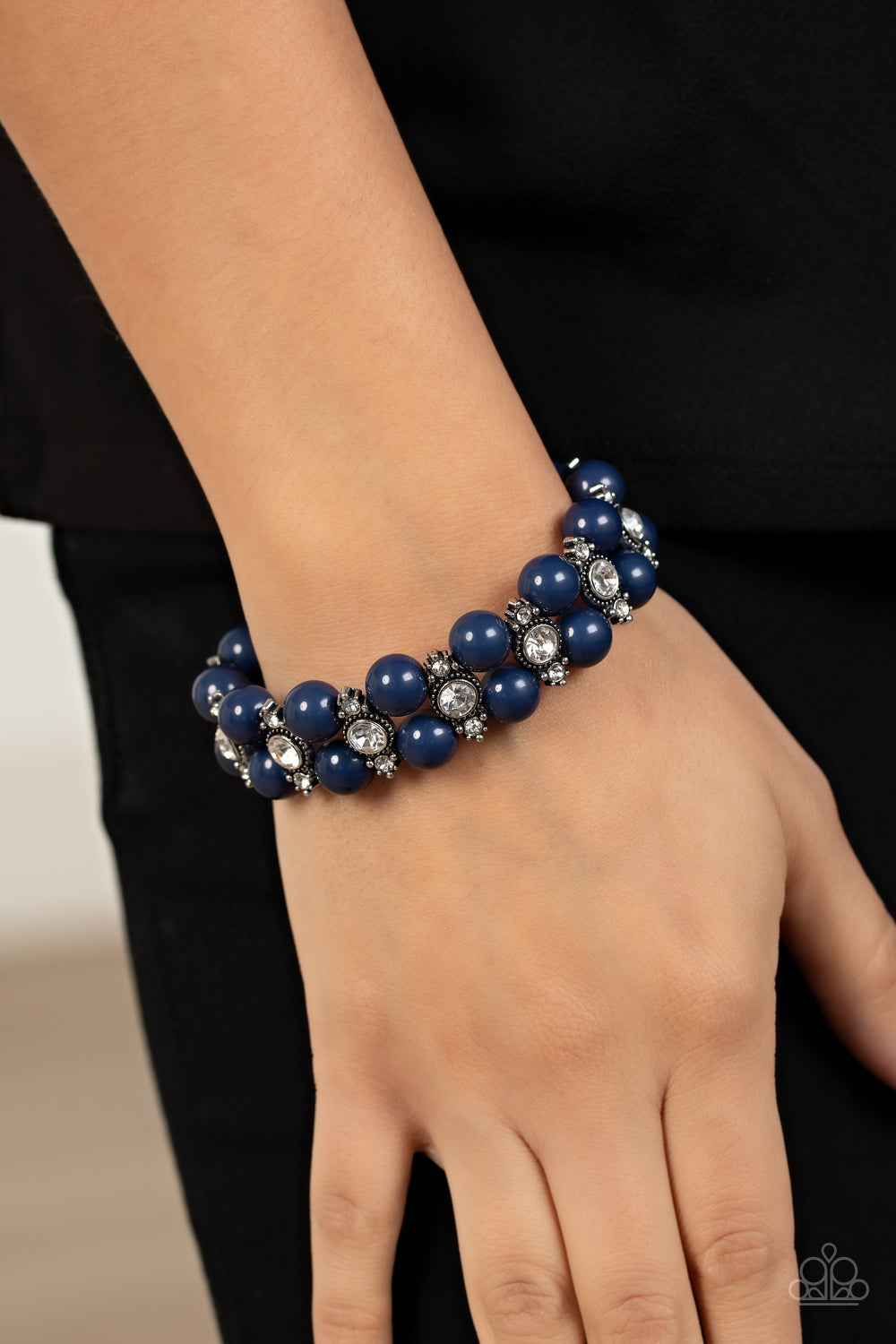 Paparazzi Accessories: Starlight Reflection - Blue Bracelet