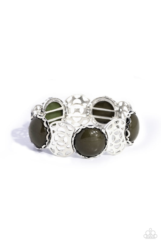 Paparazzi Accessories: Ethereal Excursion - Green Bracelet