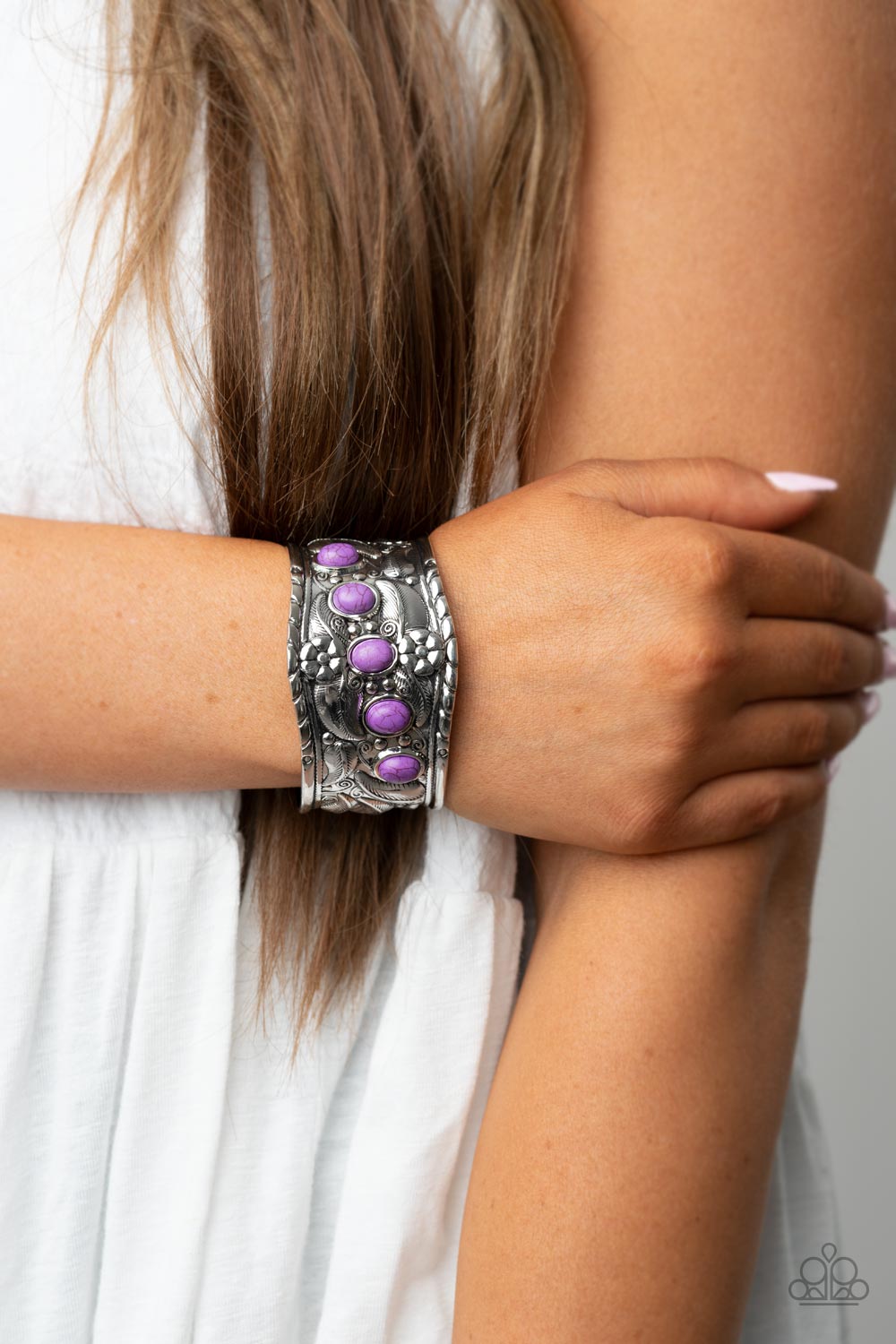 Paparazzi Accessories: Welcome to the Badlands - Purple Bracelet