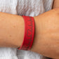Paparazzi Accessories: Haute Heartbeat - Red Bracelets