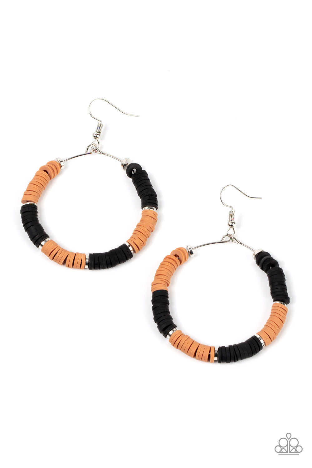 Paparazzi Accessories: Skillfully Stacked - Black Earrings