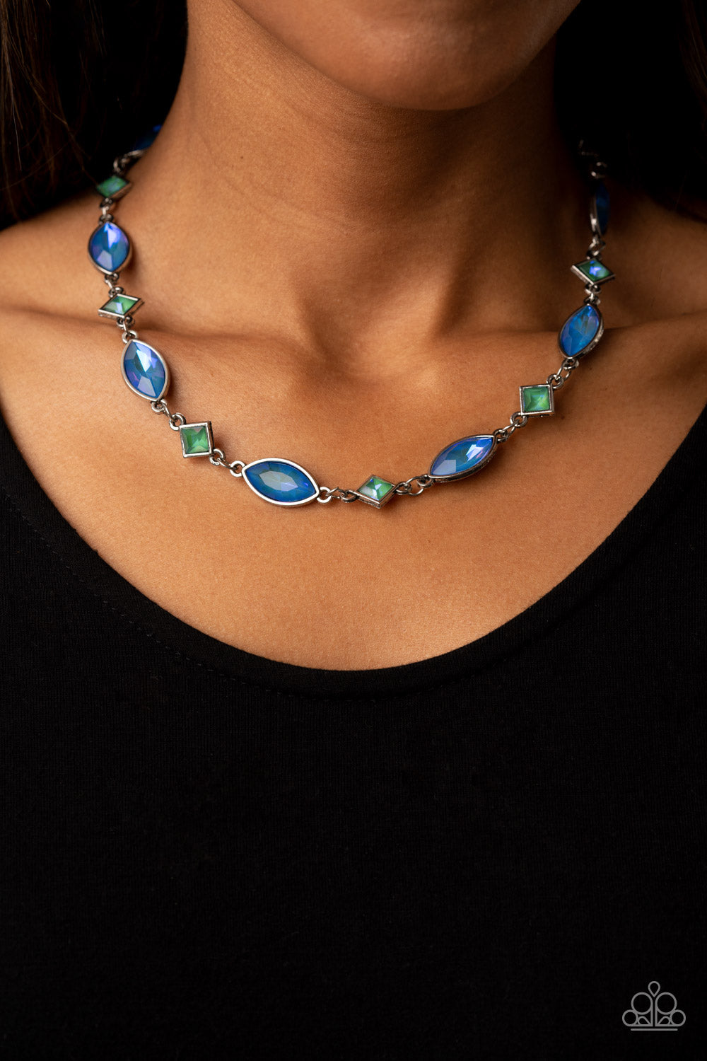 Paparazzi Accessories: Prismatic Reinforcements - Multi Necklace