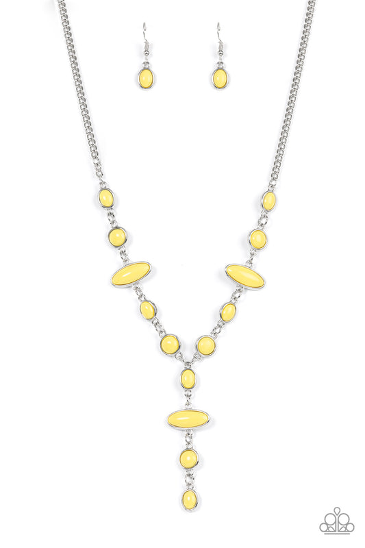 Paparazzi Accessories: Authentically Adventurous - Yellow Necklace