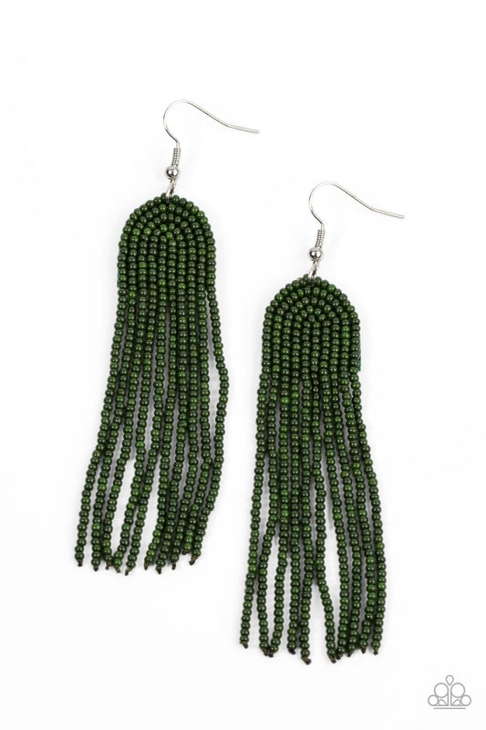 Paparazzi Accessories: Right as RAINBOW - Green Earrings