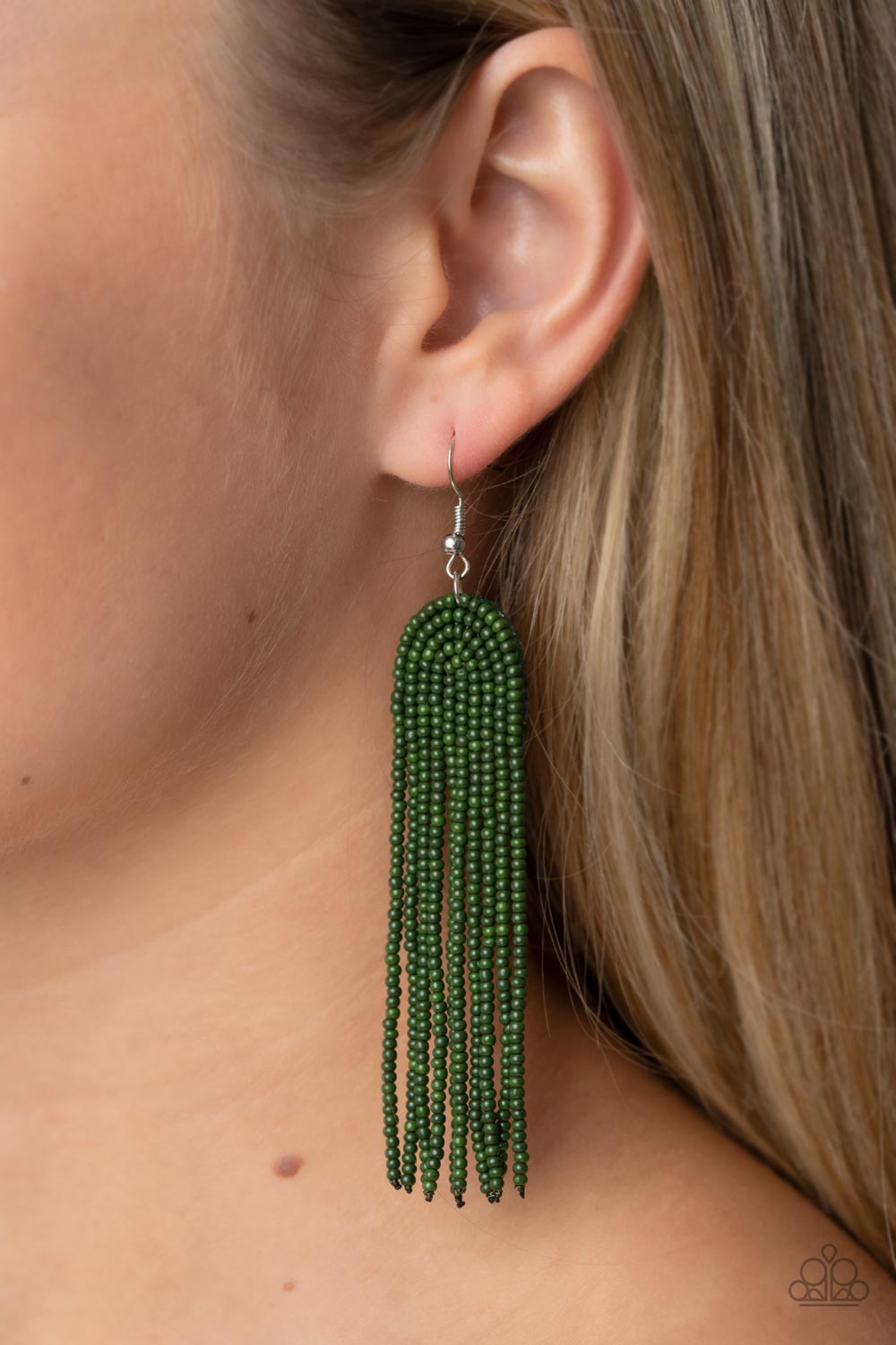 Paparazzi Accessories: Right as RAINBOW - Green Earrings