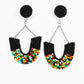 Paparazzi Accessories: Make it RAINBOW - Black Earrings