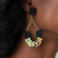 Paparazzi Accessories: Make it RAINBOW - Black Earrings