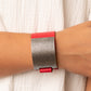 Paparazzi Accessories: Studded Synchronism - Red Bracelet