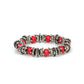 Paparazzi Accessories: Canyon Crusher - Red Bracelet