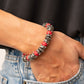 Paparazzi Accessories: Canyon Crusher - Red Bracelet