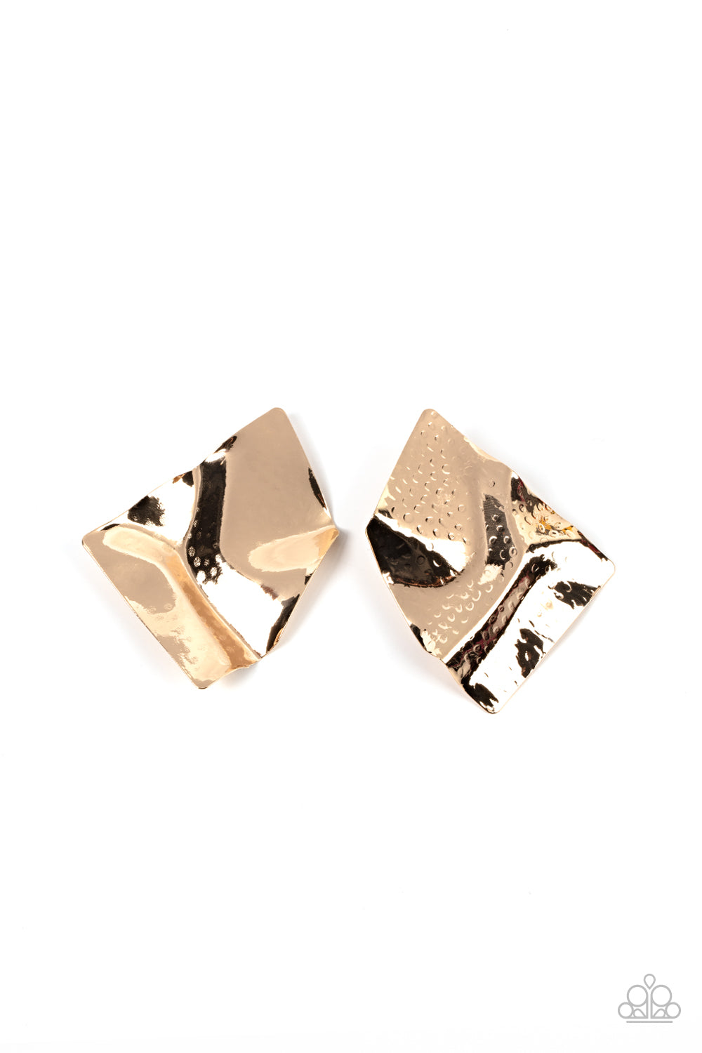 Paparazzi Accessories: Modern Maverick - Gold Earrings