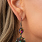 Paparazzi Accessories: Capriciously Cosmopolitan - Multi Oil Spill Earrings