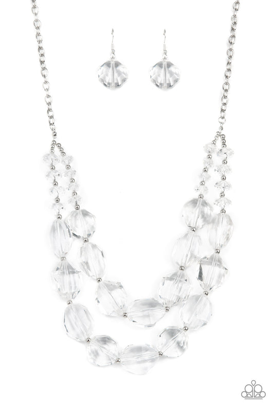 Paparazzi Accessories: Icy Illumination - White Necklace