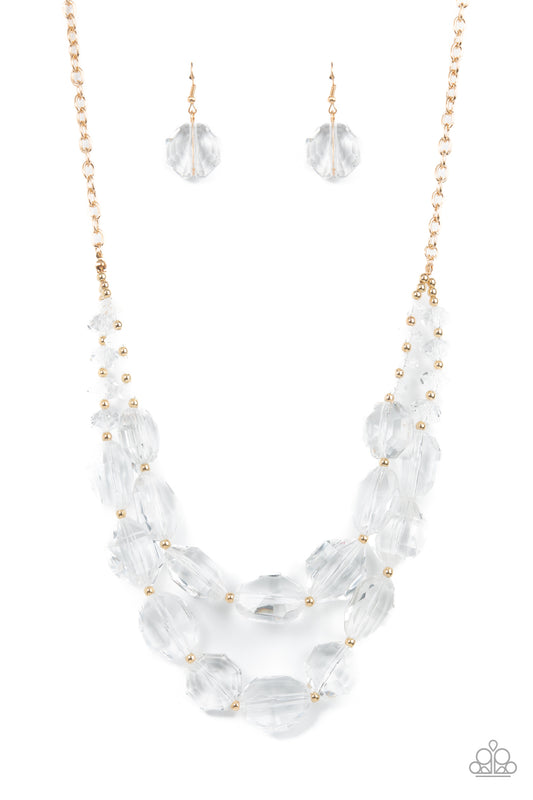 Paparazzi Accessories: Icy Illumination - Gold Necklace