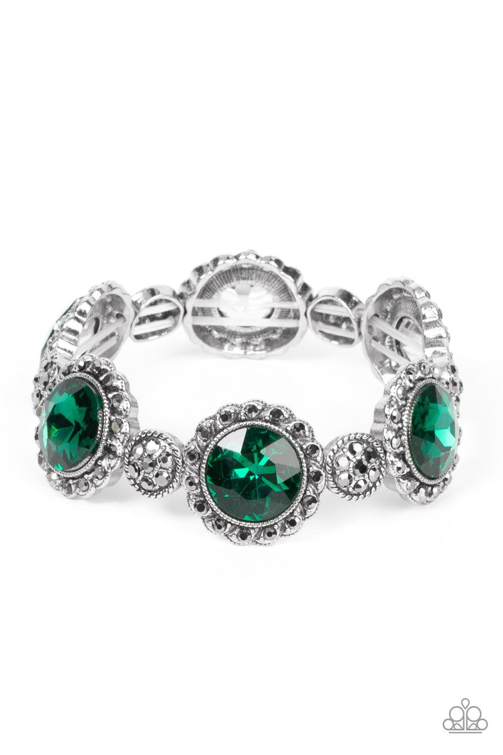 Paparazzi Accessories: Palace Property - Green Bracelet