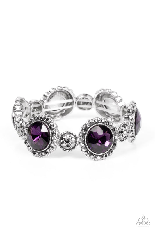 Paparazzi Accessories: Palace Property - Purple Bracelet