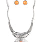 Paparazzi Accessories: EMPRESS-ive Resume - Orange Necklace