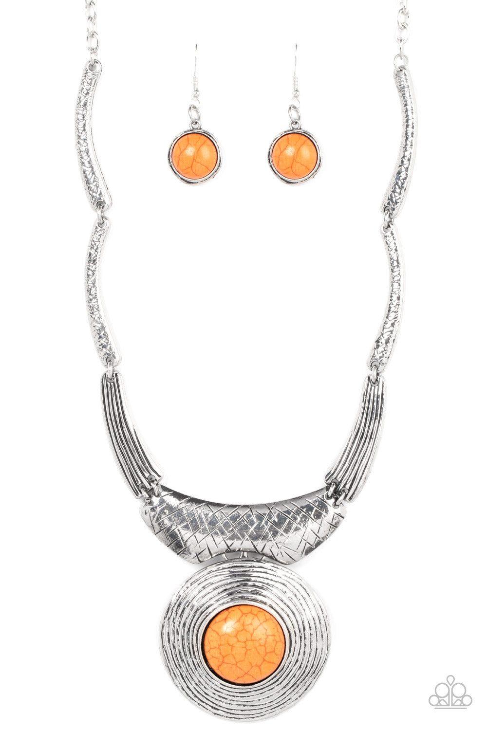 Paparazzi Accessories: EMPRESS-ive Resume - Orange Necklace