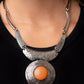 Paparazzi Accessories: EMPRESS-ive Resume - Orange Necklace