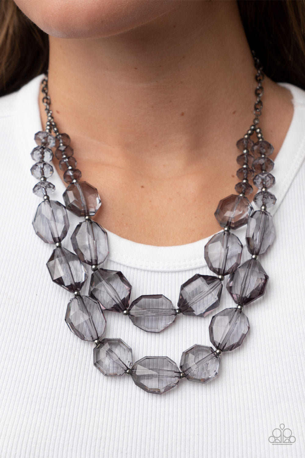 Paparazzi Accessories: Icy Illumination - Black Necklace