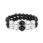 Paparazzi Accessories: Timelessly Tea Party - Black Bracelet