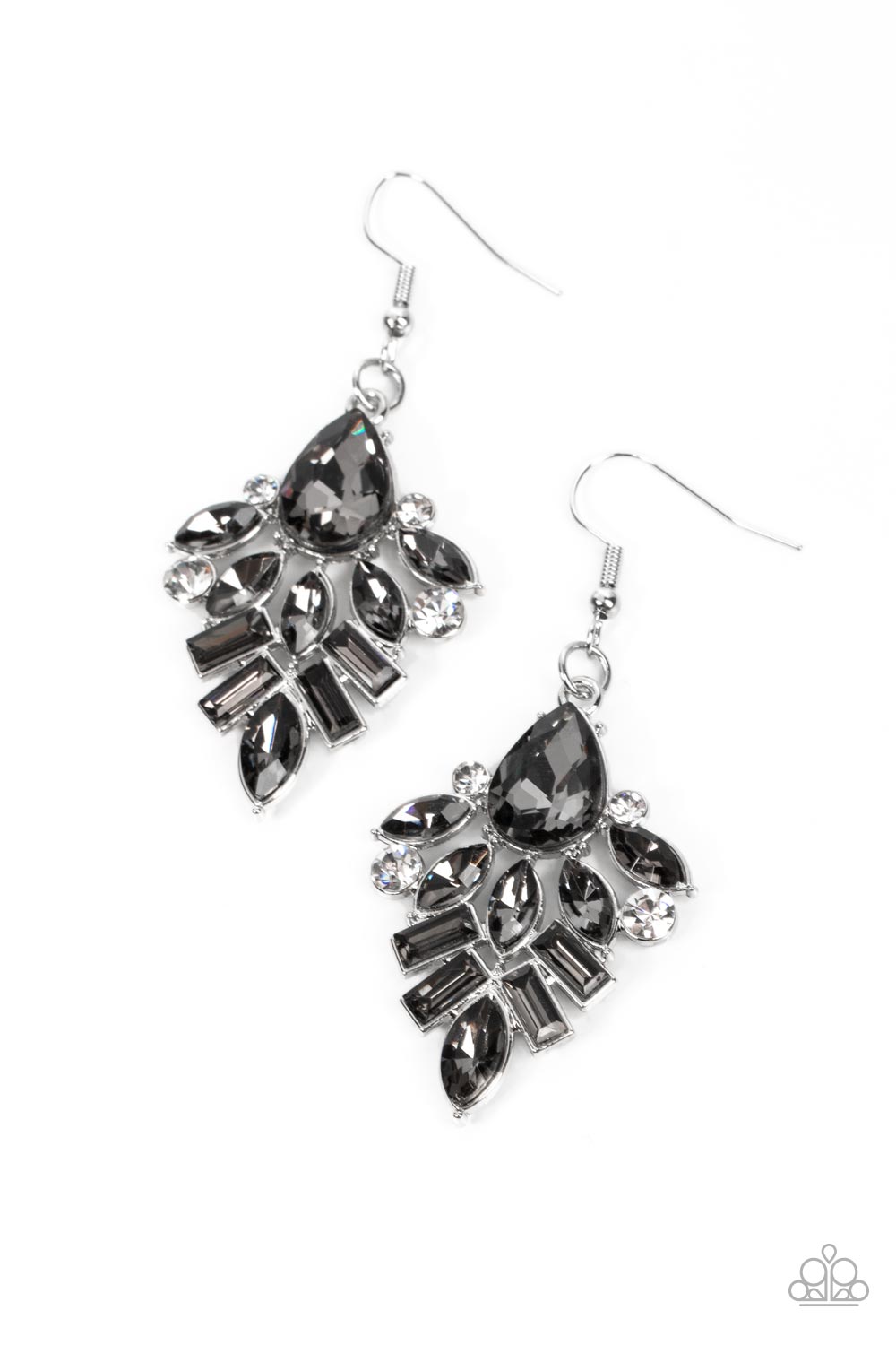 Paparazzi Accessories: Stellar-escent Elegance - Silver Earrings