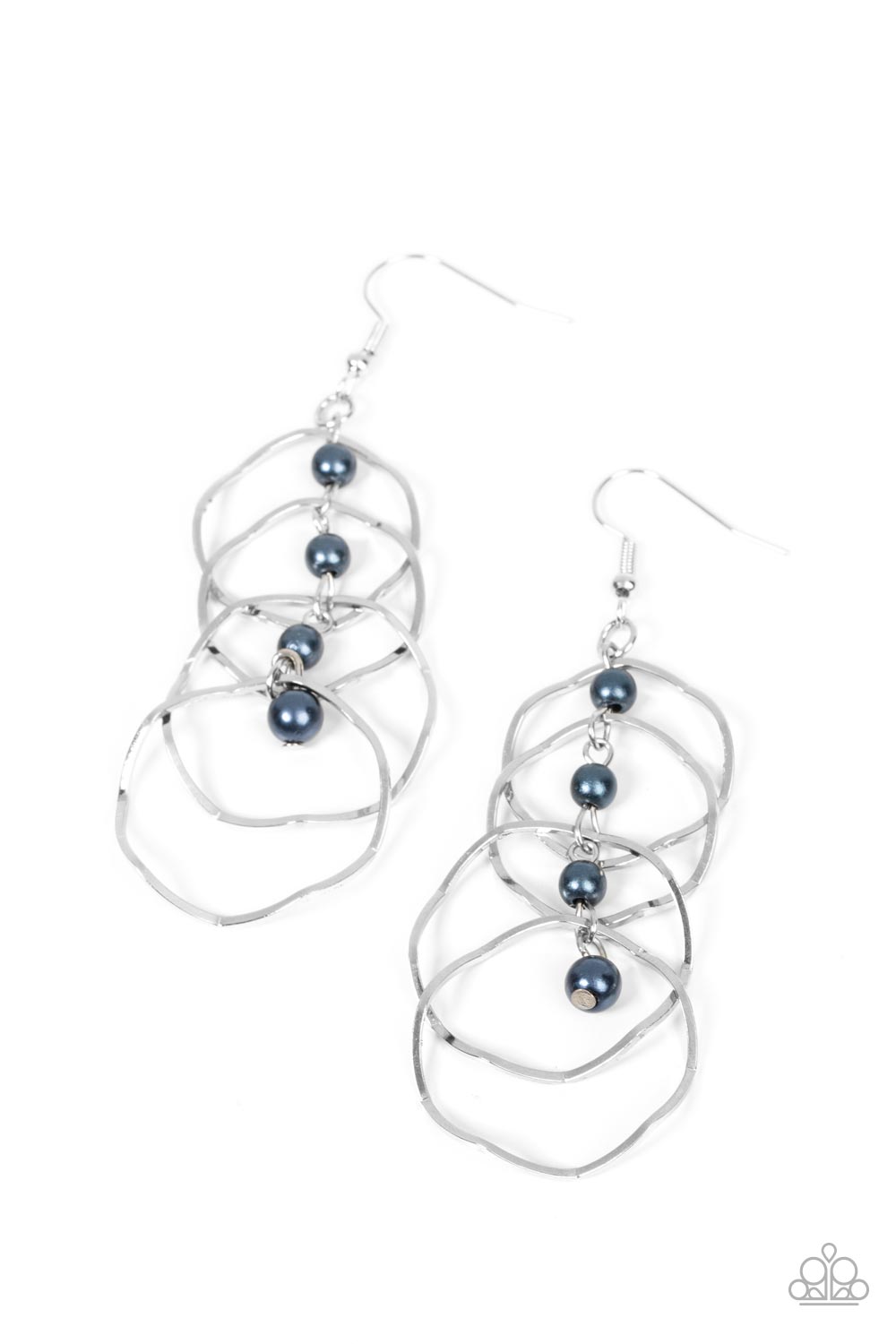 Paparazzi Accessories: Pearl Palooza - Blue Earrings