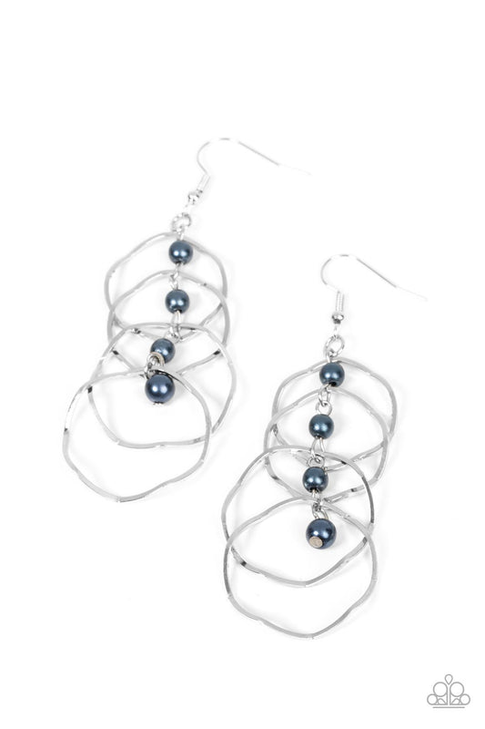 Paparazzi Accessories: Pearl Palooza - Blue Earrings