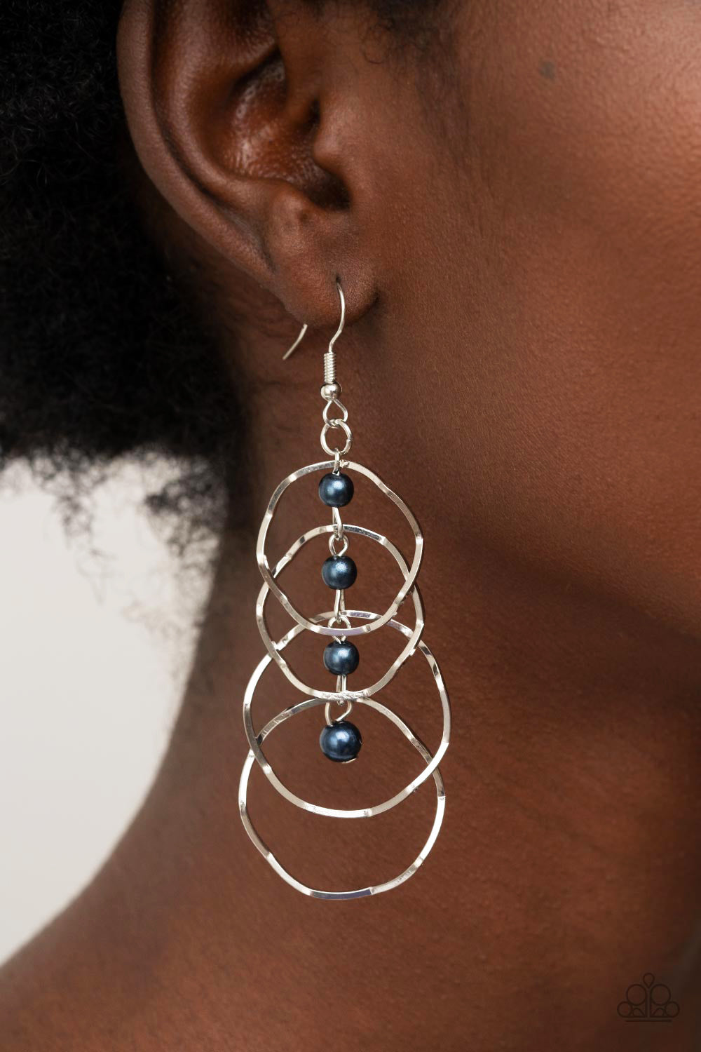 Paparazzi Accessories: Pearl Palooza - Blue Earrings