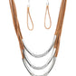 Paparazzi Accessories: Mechanical Mania - Brown Necklace