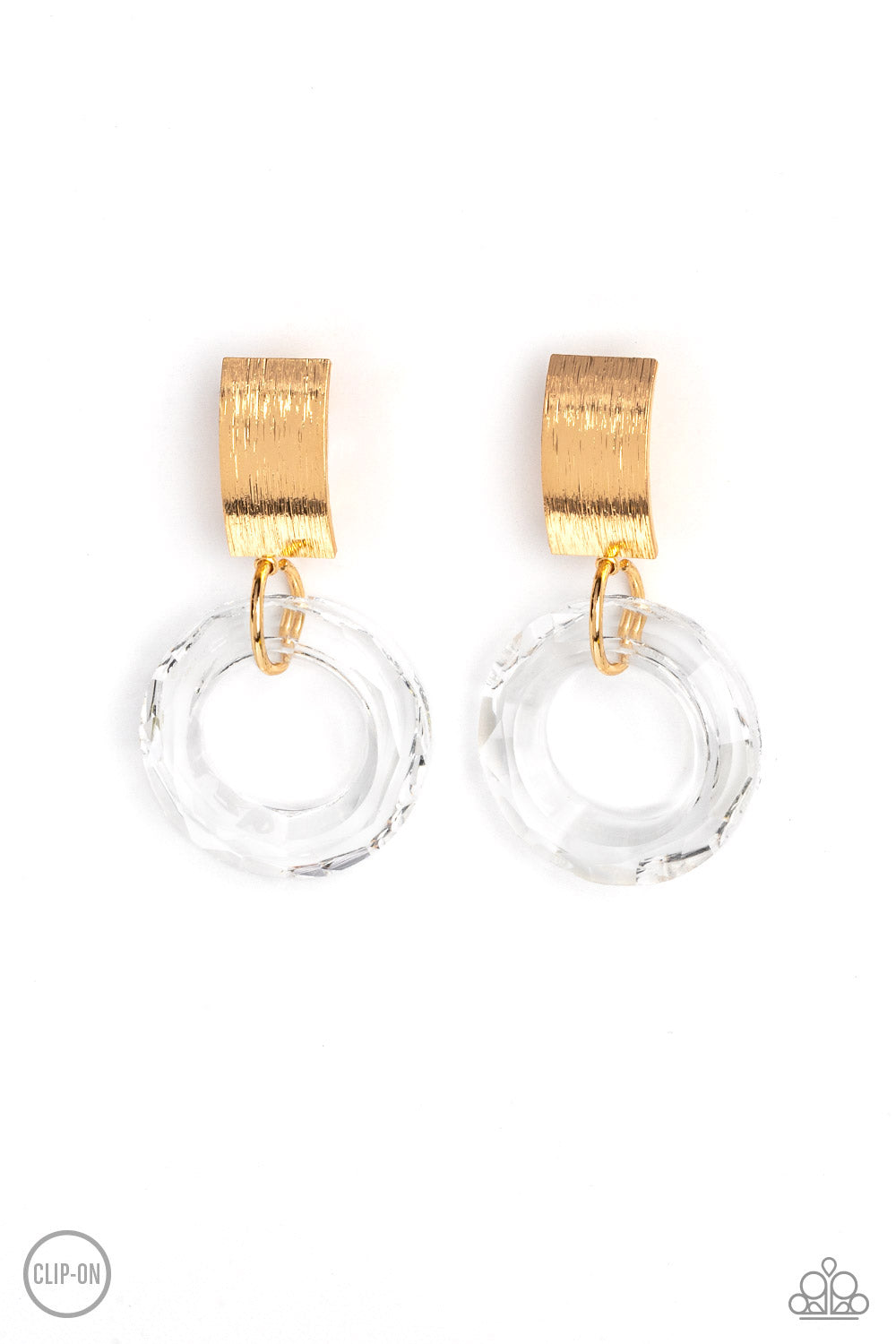 Paparazzi Accessories: Clear Out! - Gold Earrings