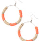 Paparazzi Accessories: Skillfully Stacked - Orange Earrings