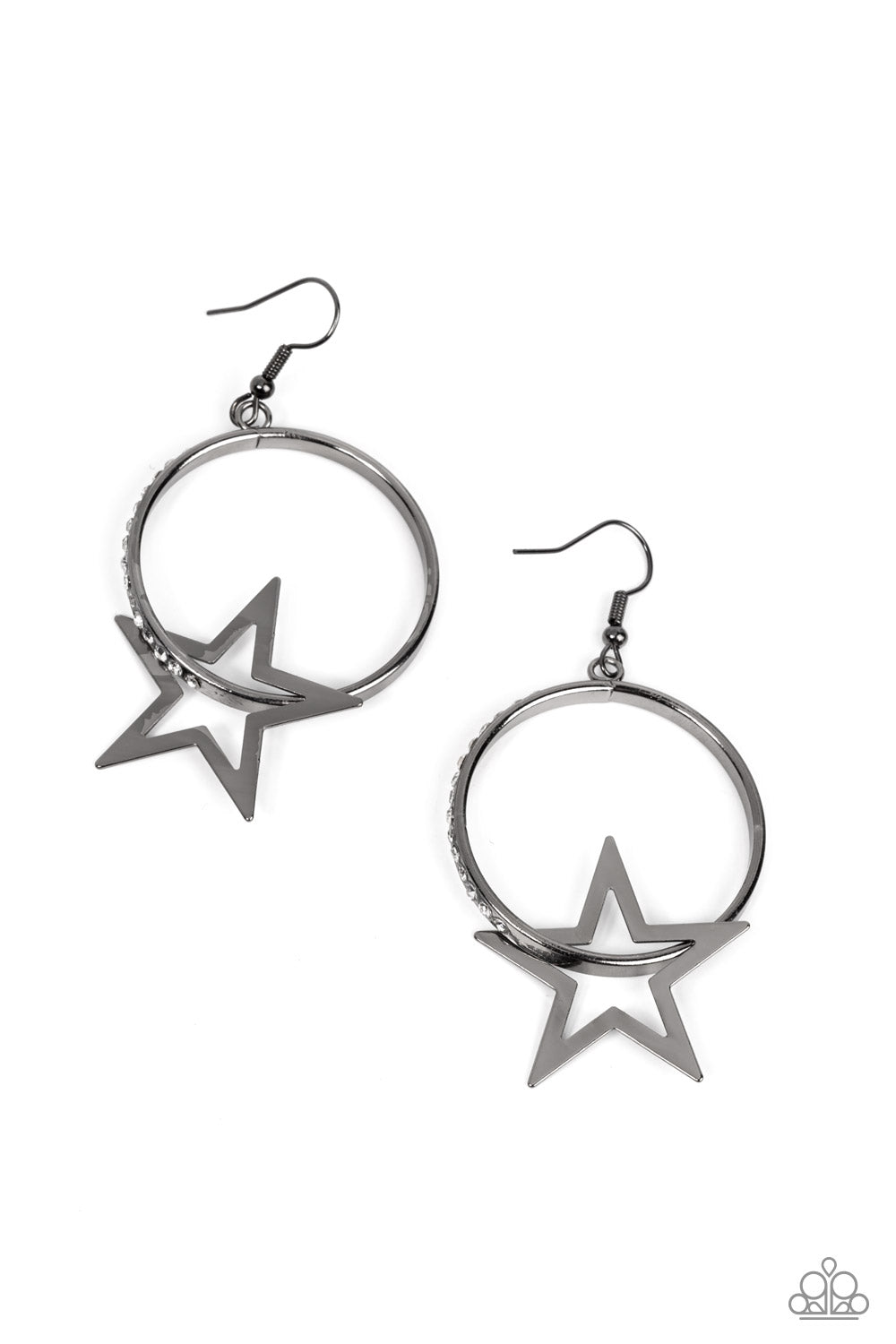 Paparazzi Accessories: Superstar Showcase - Black Earrings