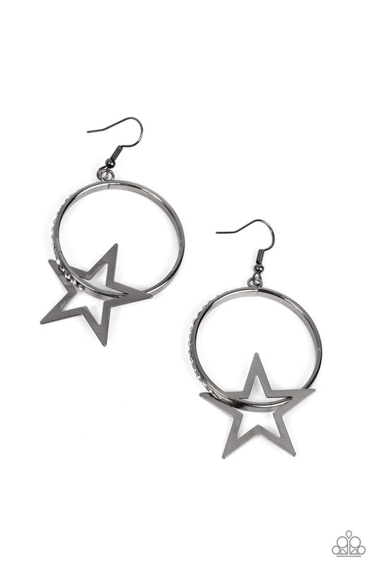 Paparazzi Accessories: Superstar Showcase - Black Earrings