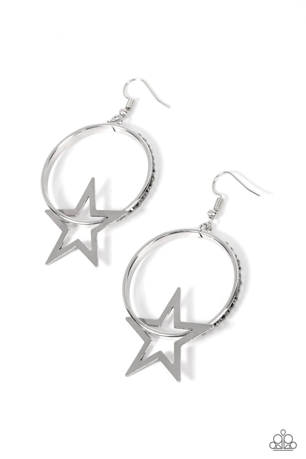 Paparazzi Accessories: Superstar Showcase - Silver Earrings