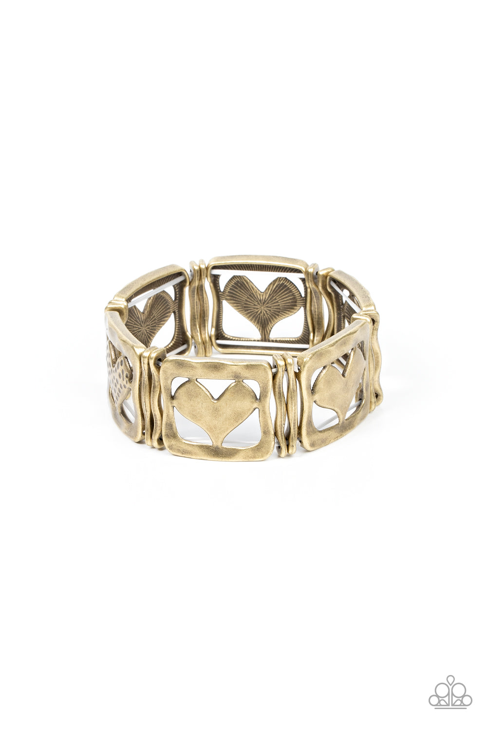 Paparazzi Accessories: Legendary Lovers - Brass Bracelet