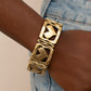 Paparazzi Accessories: Legendary Lovers - Brass Bracelet