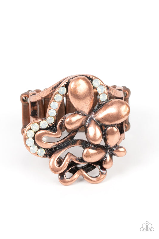 Paparazzi Accessories: Fluttering Flashback - Copper Rings