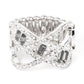 Paparazzi Accessories: Triple Threat Twinkle - Silver Ring