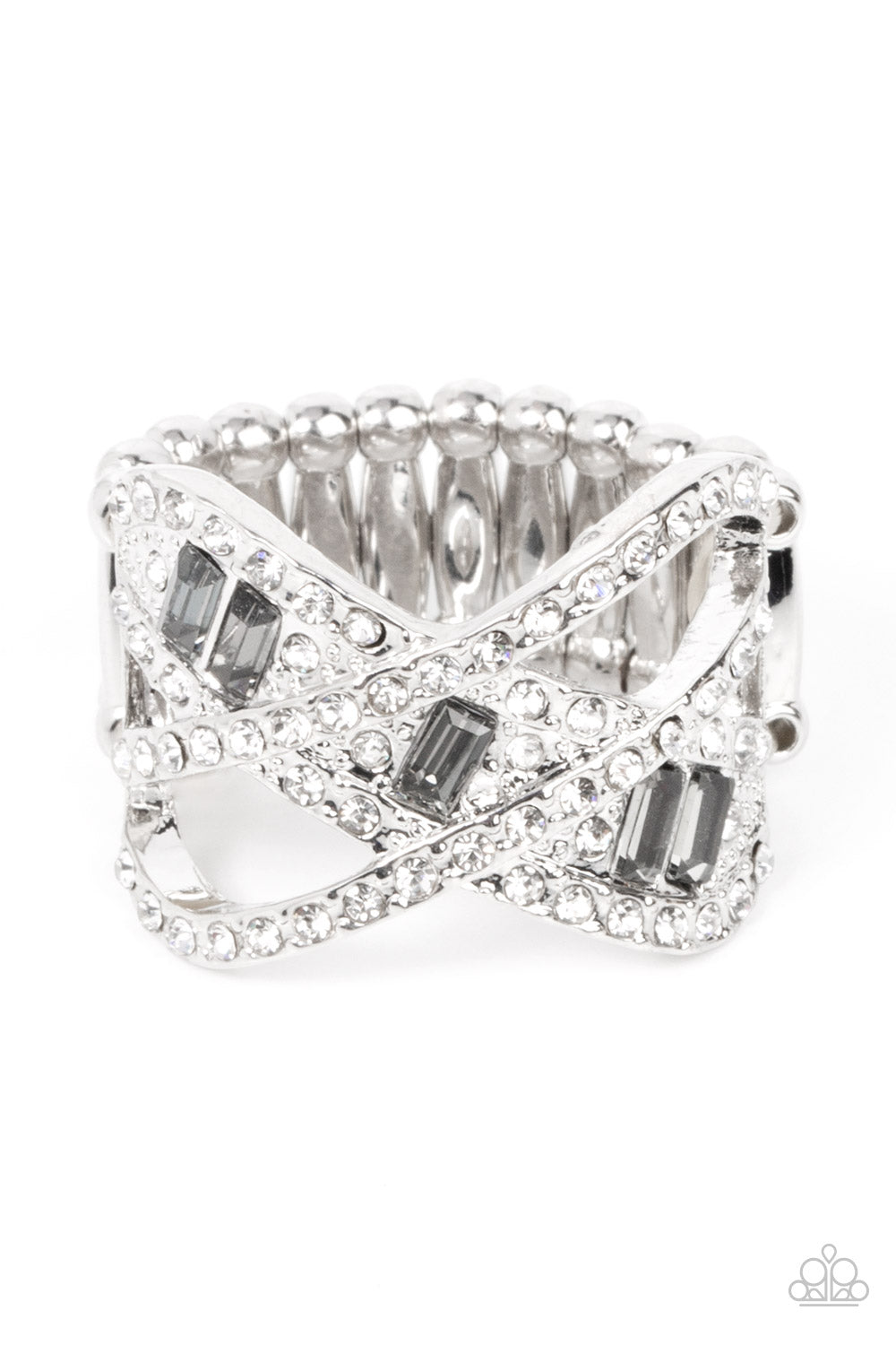 Paparazzi Accessories: Triple Threat Twinkle - Silver Ring