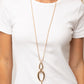 Paparazzi Accessories: Elegantly Entrancing - Gold Necklace