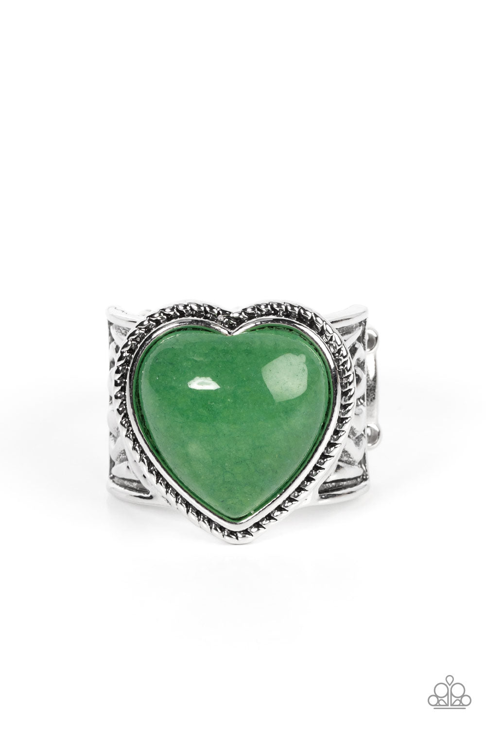 Paparazzi Accessories: Stone Age Admirer - Green Ring