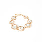 Paparazzi Accessories: Date Night Drama - Gold Bracelet