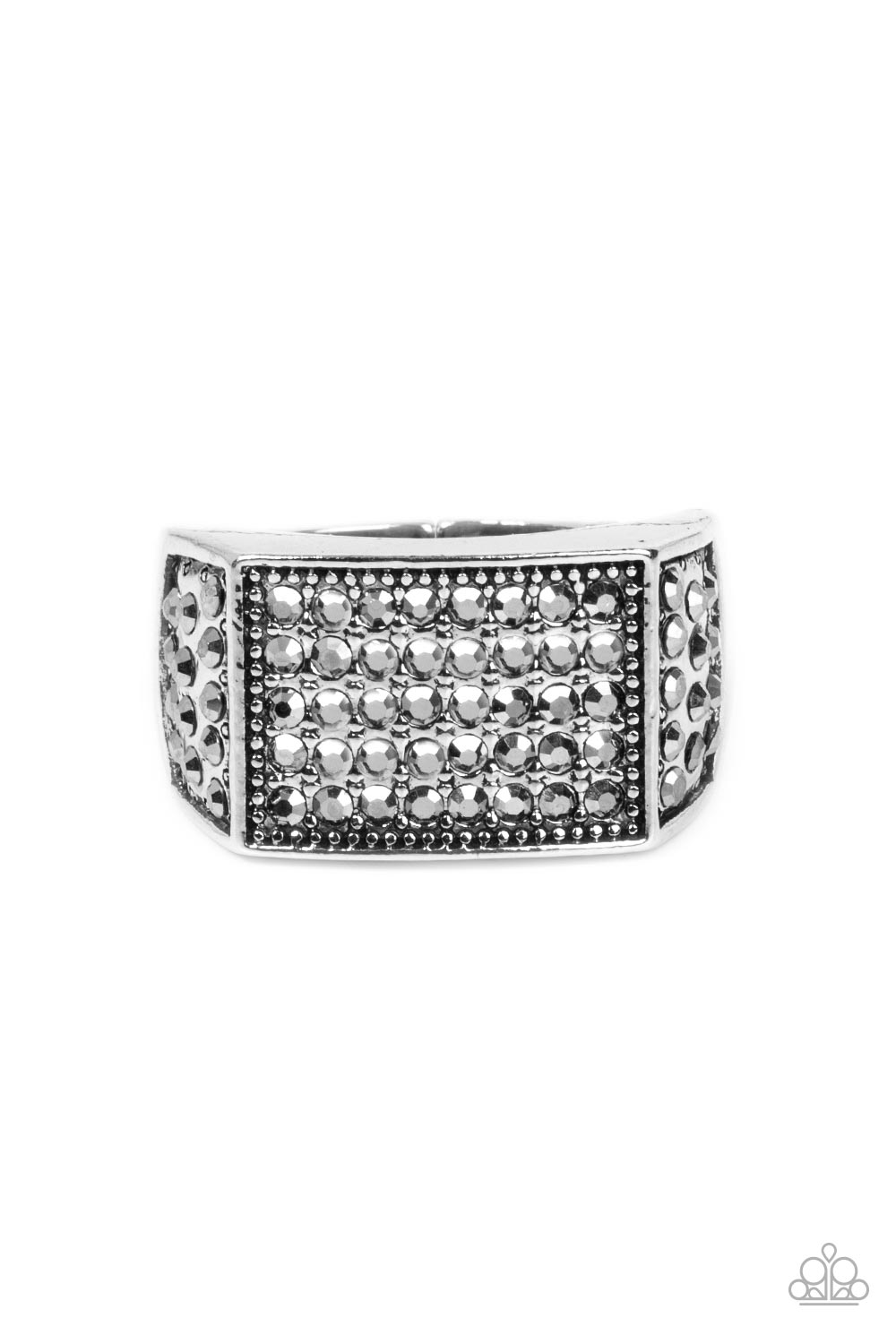 Paparazzi Accessories: Metro Merger - Men Silver Ring