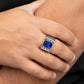 Paparazzi Accessories: Metro Magnate - Men Blue Ring
